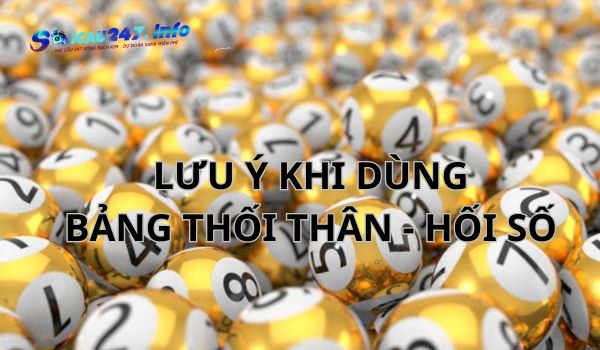Bảng thối thân hồi số là gì