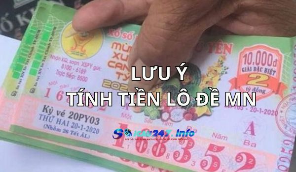 cách tính tiền lô đề Miền Nam