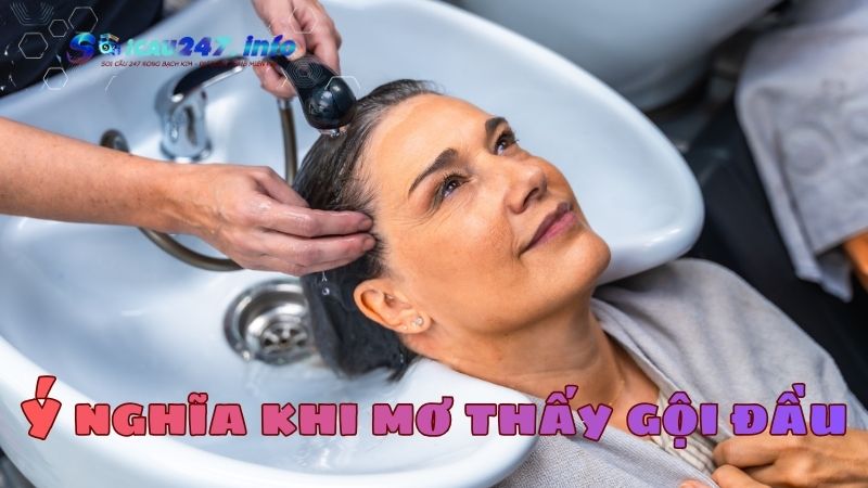 mơ thấy gội đầu