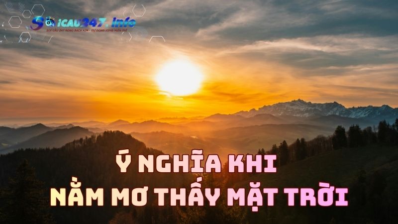 nằm mơ thấy mặt trời