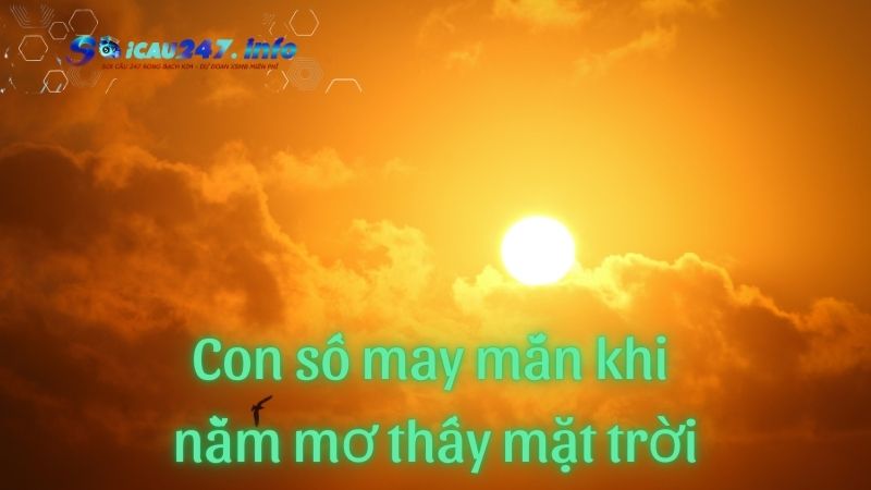 nằm mơ thấy mặt trời